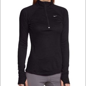 Nike pro dry-fit half zip pull over size small